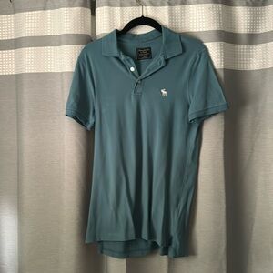Men’s XS A&F Polo - Teal Blue.
